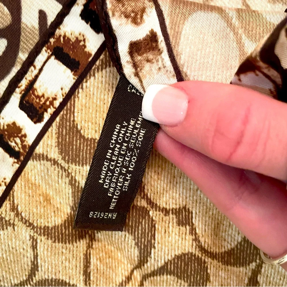 Coach scarf - Picture 4 of 4